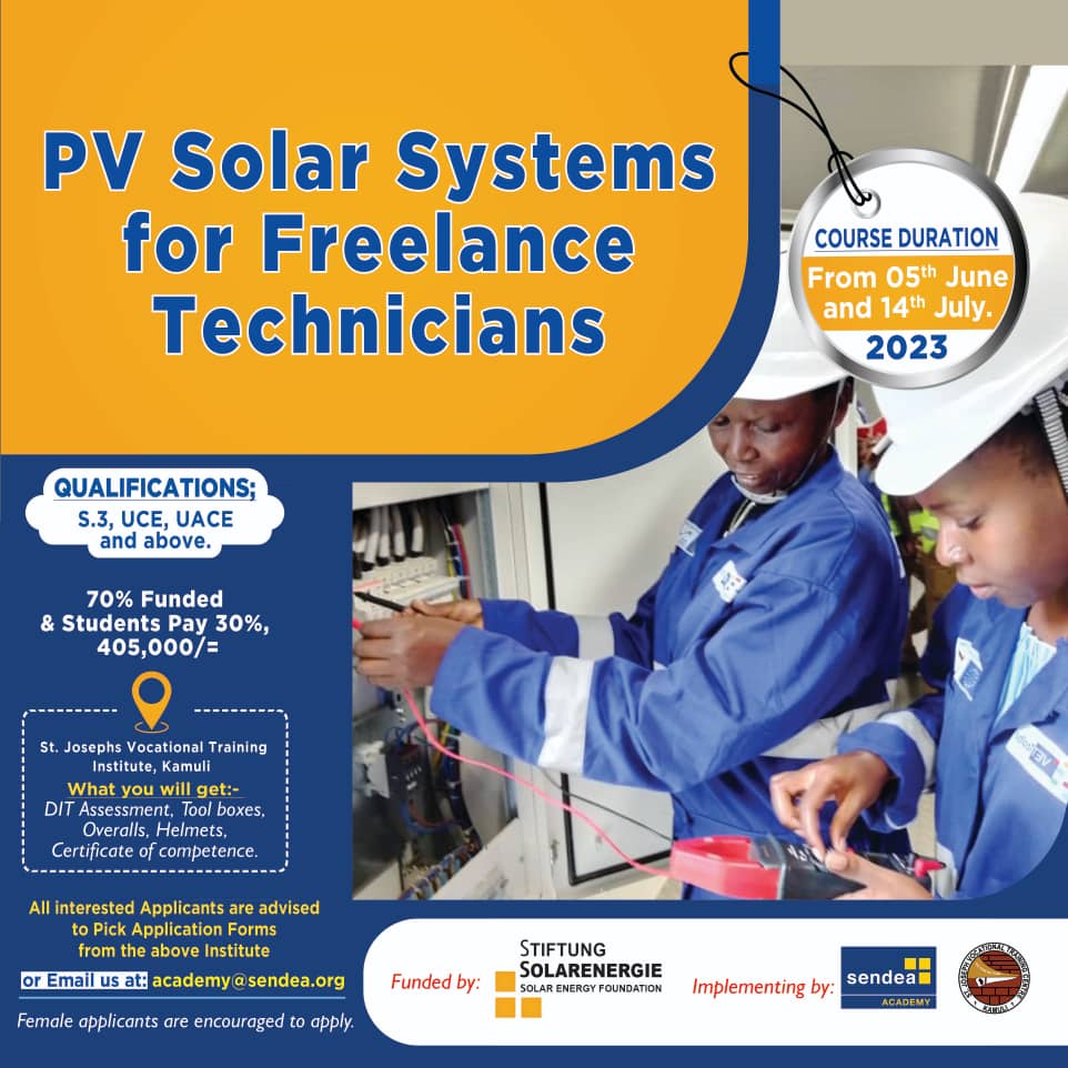 PV Solar systems training for Freelancers
